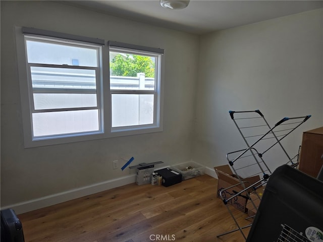 18334 Glenburn Ave, Torrance, CA 90504 - misc room with hardwood / wood-style floors and baseboards