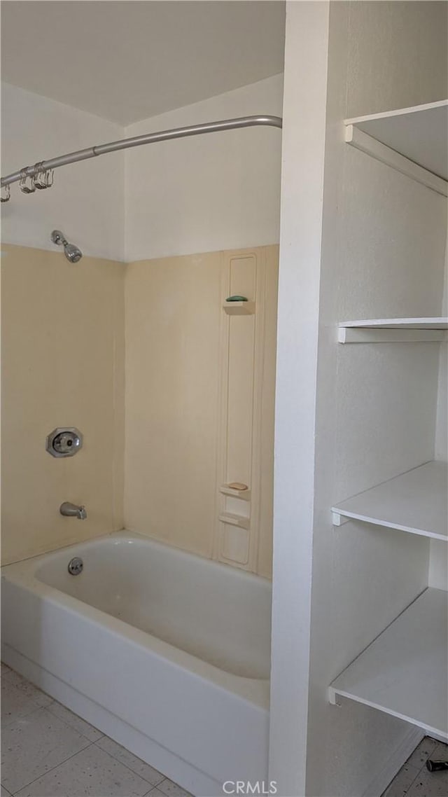 6445 Pony Rd, Johnson Valley, CA 92285 - full bathroom featuring tub / shower combination and tile patterned floors