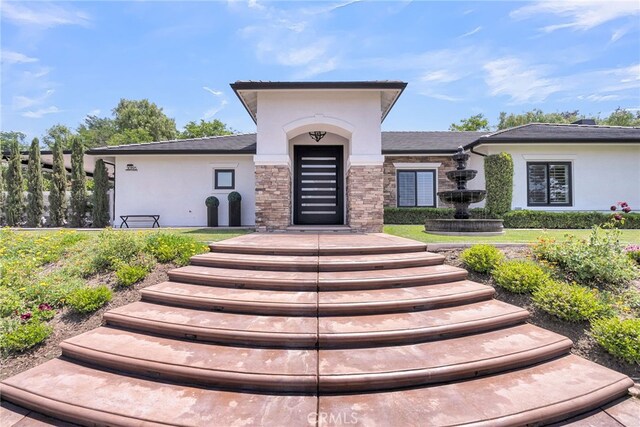 30195 Corte Coelho, Temecula, CA 92591 - view of front of house with stucco siding