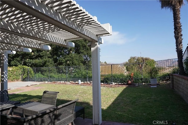 2622 Presidio Ln, Corona, CA 92879 - fenced backyard with a pergola and a patio