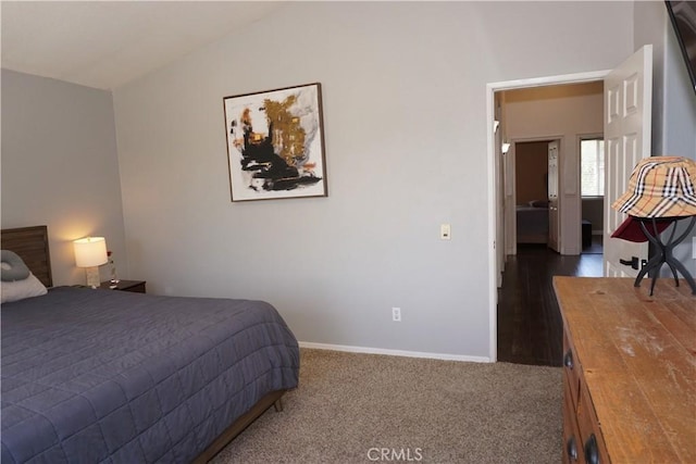 2622 Presidio Ln, Corona, CA 92879 - bedroom with lofted ceiling and carpet floors
