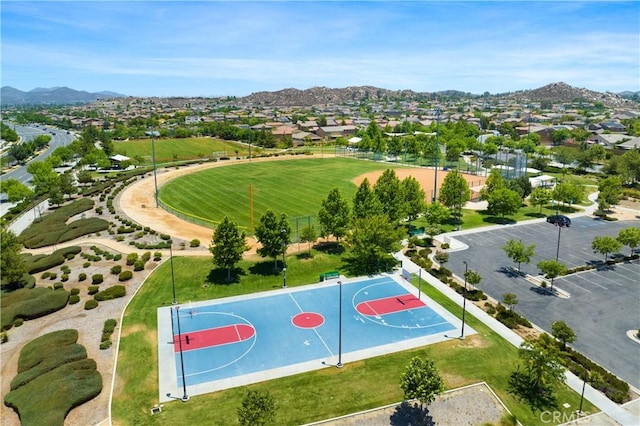 30574 Saddlehorn Way, Menifee, CA 92584 - aerial view of residential area featuring a mountainous background