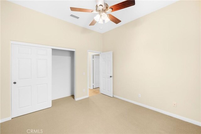 221 Grand Oaks Dr, Glendora, CA 91741 - unfurnished bedroom with light colored carpet, a closet, and baseboards
