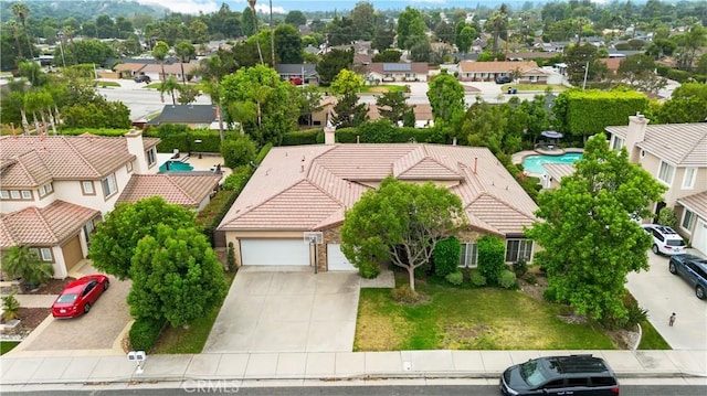 221 Grand Oaks Dr, Glendora, CA 91741 - aerial view of residential area