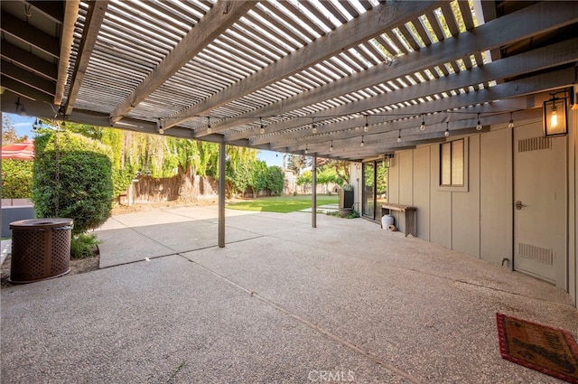 3066 Claret Cir, Atwater, CA 95301 - fenced backyard with a patio and a pergola
