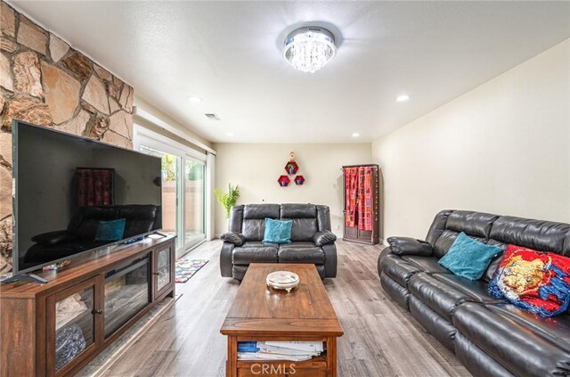 9791 Lee St, Cypress, CA 90630 - living room with wood finished floors