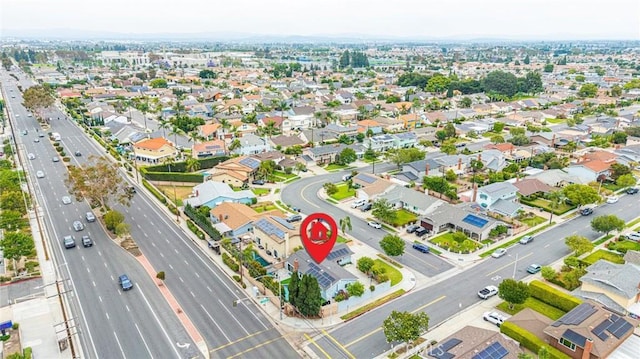 9791 Lee St, Cypress, CA 90630 - aerial view of residential area with a major roadway