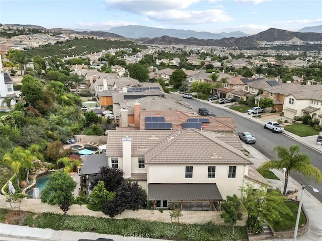 19969 Via Joyce Dr, Saugus, CA 91350 - aerial perspective of suburban area with mountains