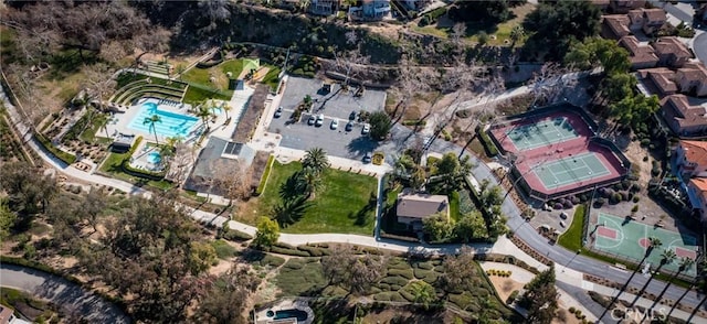 29207 Clear Spring Ln, Highland, CA 92346 - aerial view of property's location featuring a pool