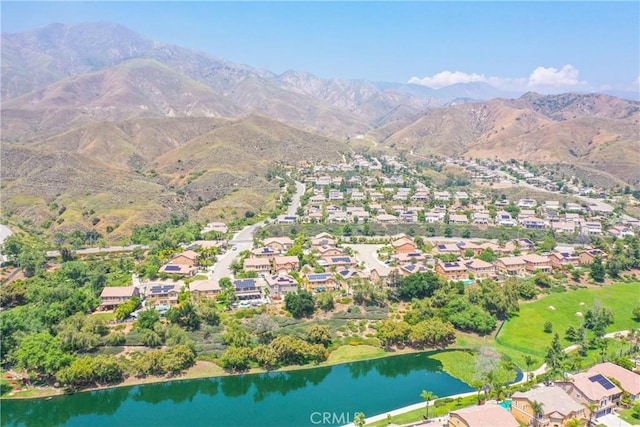 29207 Clear Spring Ln, Highland, CA 92346 - aerial view of property's location with a water and mountain view and nearby suburban area