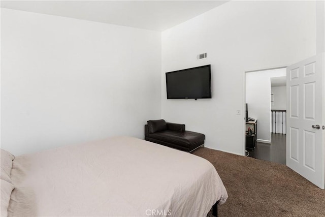 1675 W Lambert Rd Unit G, La Habra, CA 90631 - bedroom featuring dark colored carpet