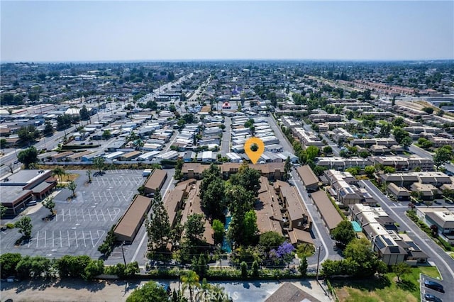 1675 W Lambert Rd Unit G, La Habra, CA 90631 - aerial view of property and surrounding area with nearby suburban area