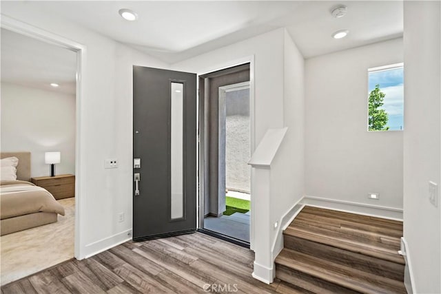 297 Lynx, Irvine, CA 92618 - entrance foyer with wood finished floors and baseboards