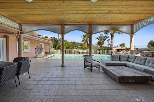 1606 Glenmont Dr, Glendale, CA 91207 - view of patio / terrace with outdoor lounge area