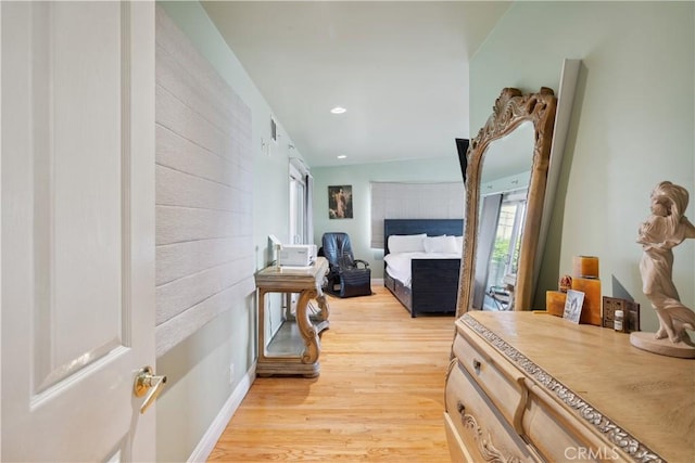 1606 Glenmont Dr, Glendale, CA 91207 - corridor featuring light wood-type flooring, baseboards, and recessed lighting
