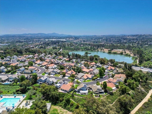 655 Boysenberry Way, Oceanside, CA 92057 - aerial view of property and surrounding area with a water and mountain view