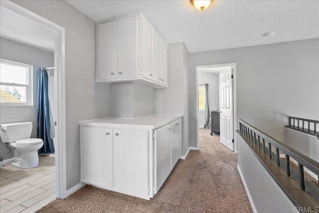 655 Boysenberry Way, Oceanside, CA 92057 - hall with a textured ceiling and light colored carpet