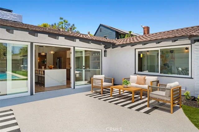 3830 Cedar Ave, Long Beach, CA 90807 - view of patio featuring outdoor lounge area