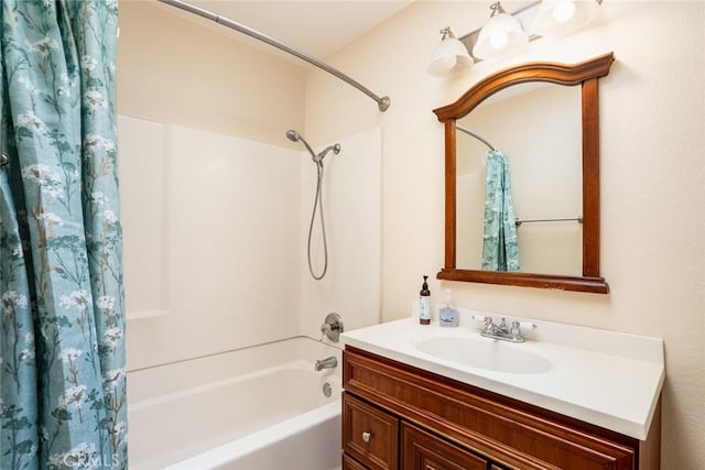 5202 Caliente Dr, Huntington Beach, CA 92649 - bathroom featuring vanity and shower / tub combo