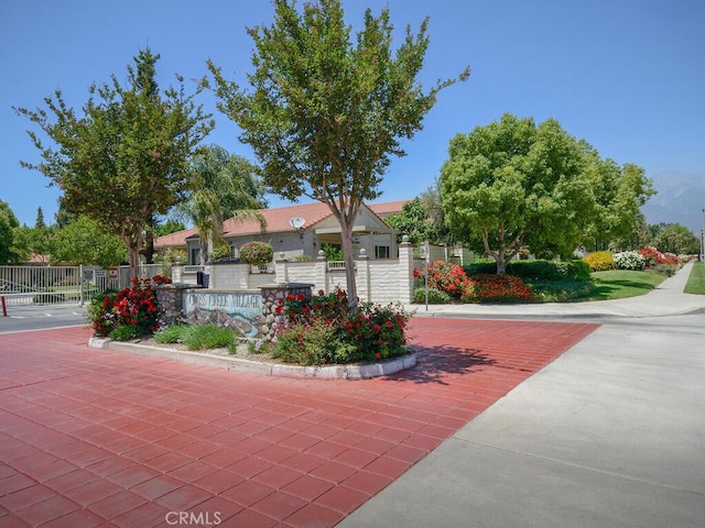 8619 San Miguel Pl, Rancho Cucamonga, CA 91730 - view of property's community with a gate