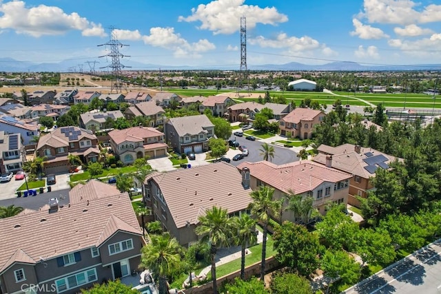5460 Turin Way, Fontana, CA 92336 - aerial view of residential area featuring a mountain backdrop