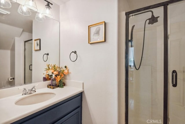 5460 Turin Way, Fontana, CA 92336 - bathroom featuring a stall shower and vanity