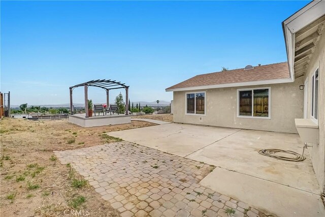 24855 Sundial Way, Moreno Valley, CA 92557 - view of patio with a pergola