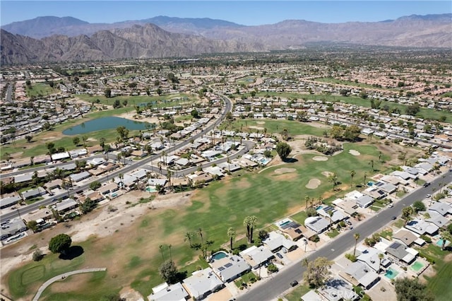 77355 Minnesota Ave, Palm Desert, CA 92211 - view of property location featuring a water and mountain view, a local golf course, and nearby suburban area