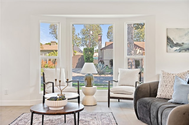 3991 Hubert Ave, Los Angeles, CA 90008 - living area with baseboards