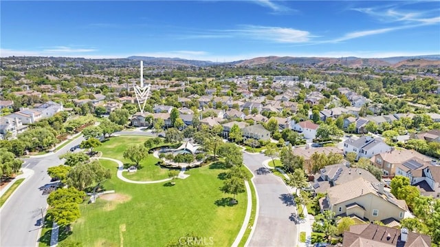 25 Bellflower St, Ladera Ranch, CA 92694 - aerial view of residential area featuring a mountainous background