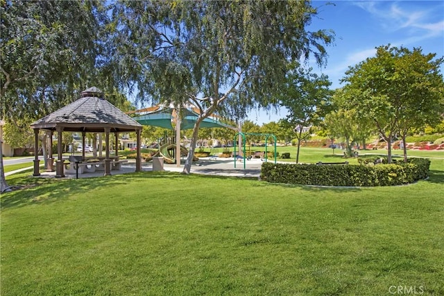 25 Bellflower St, Ladera Ranch, CA 92694 - view of home's community featuring a lawn and a gazebo