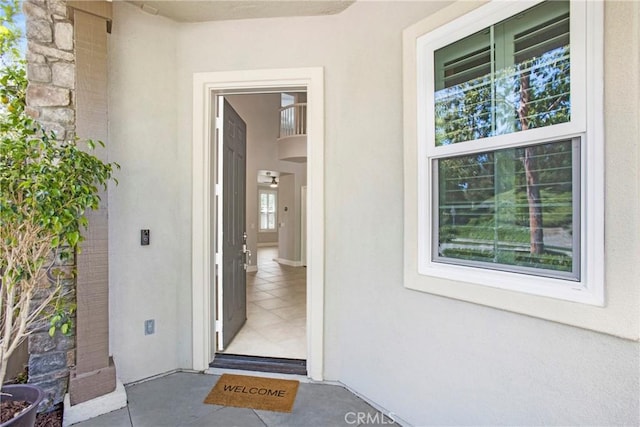 25 Bellflower St, Ladera Ranch, CA 92694 - property entrance featuring stucco siding
