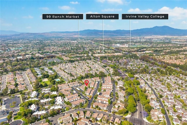 549 Springbrook N, Irvine, CA 92614 - view of property location with a mountain backdrop and nearby suburban area