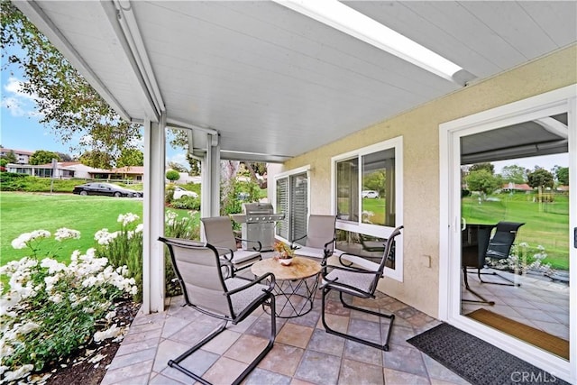 5509 Paseo Del Lago W Unit C, Laguna Woods, CA 92637 - view of patio / terrace with area for grilling