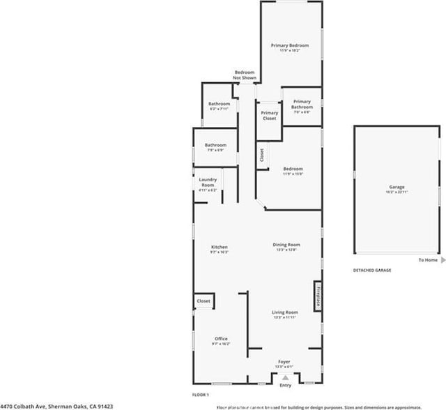 4470 Colbath Ave, Sherman Oaks, CA 91423 - property floor plan