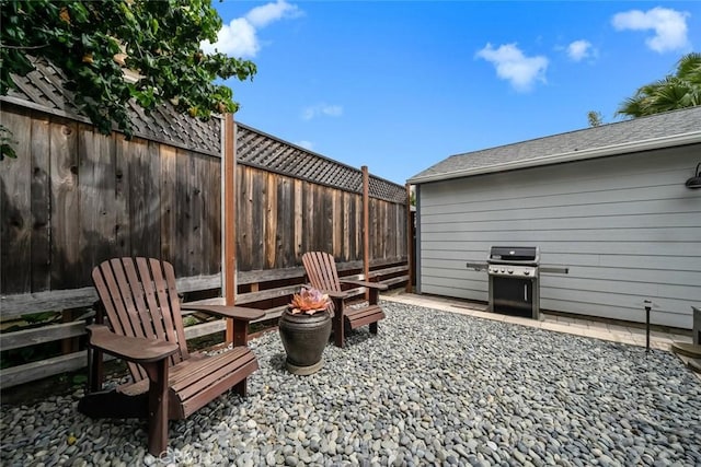 1526 Garden St, San Luis Obispo, CA 93401 - fenced backyard with a grill
