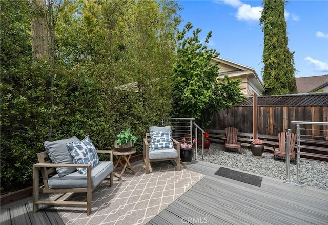 1526 Garden St, San Luis Obispo, CA 93401 - view of wooden terrace