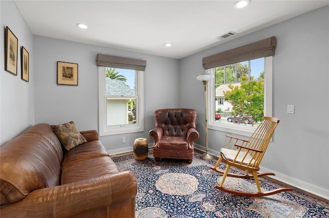 1526 Garden St, San Luis Obispo, CA 93401 - living area with recessed lighting and wood finished floors