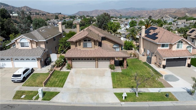 902 Highland View Dr, Corona, CA 92882 - aerial view of residential area featuring a mountainous background