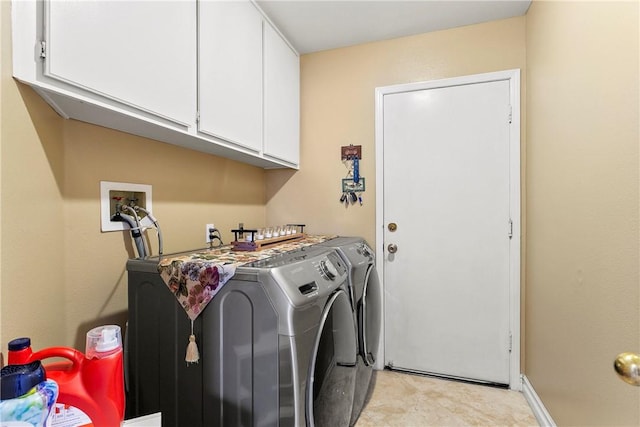 902 Highland View Dr, Corona, CA 92882 - laundry room with washing machine and dryer, cabinet space, and baseboards