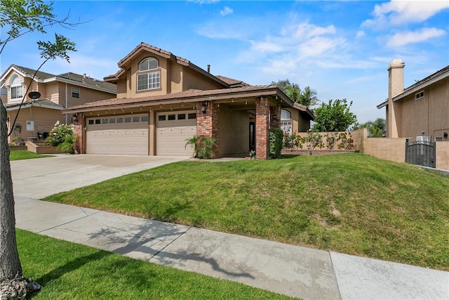 902 Highland View Dr, Corona, CA 92882 - traditional-style house featuring concrete driveway, a garage, and stucco siding