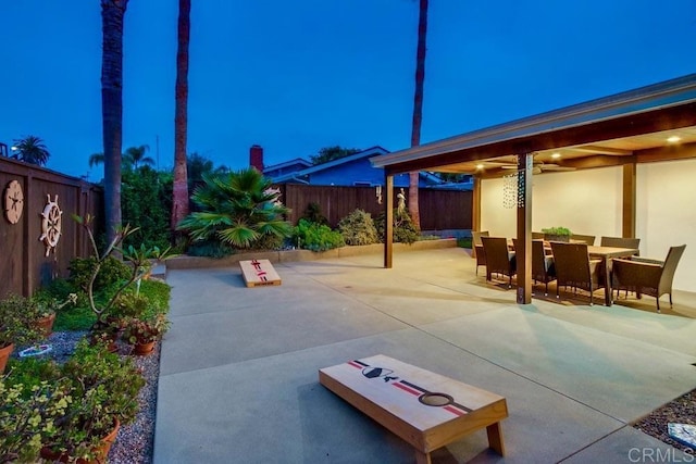 1530 Stewart St, Oceanside, CA 92054 - fenced backyard with a patio and outdoor dining area