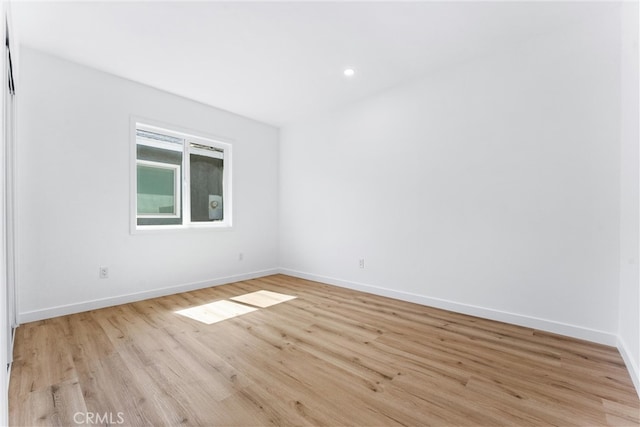 2731 Armour Ln, Redondo Beach, CA 90278 - unfurnished room with light wood-style flooring and recessed lighting