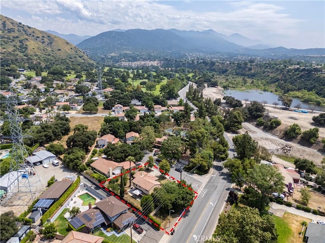 918 Sequoia Ct, San Dimas, CA 91773 - view of property location with a mountainous background and property parcel outlined