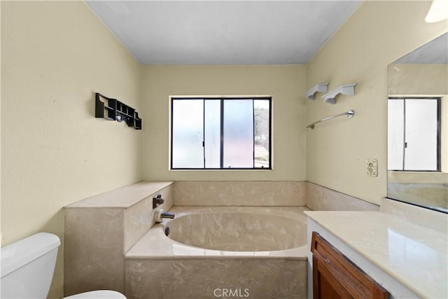 918 Sequoia Ct, San Dimas, CA 91773 - full bathroom featuring toilet, a bath, and vanity