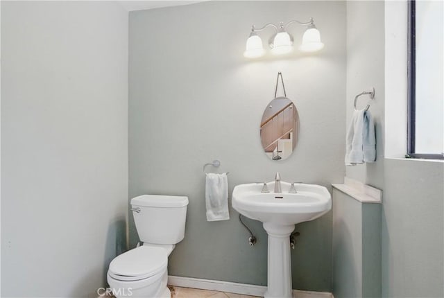 918 Sequoia Ct, San Dimas, CA 91773 - bathroom with toilet and tile patterned floors