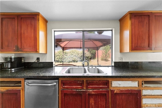 918 Sequoia Ct, San Dimas, CA 91773 - kitchen with a sink and stainless steel dishwasher