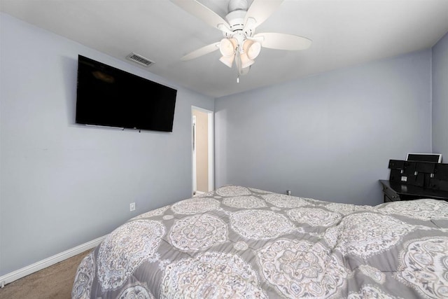 8644 Spring Vista Way, Spring Valley, CA 91977 - bedroom with carpet, baseboards, and ceiling fan