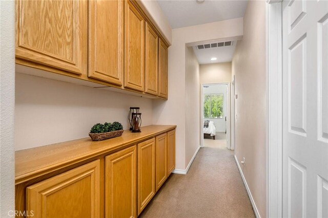 30 Sunswept Mesa, Aliso Viejo, CA 92656 - hall featuring light carpet and recessed lighting