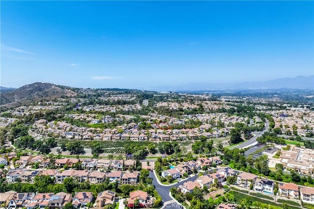30 Sunswept Mesa, Aliso Viejo, CA 92656 - aerial overview of property's location featuring a mountain backdrop and nearby suburban area